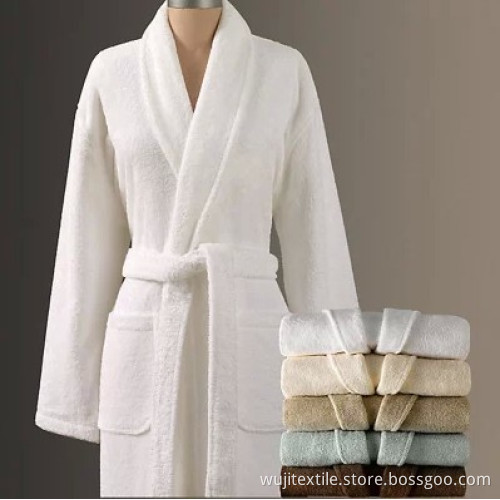 SGS Soft & Luxury Hotel Cotton Bath Robe (WJ-B963)
